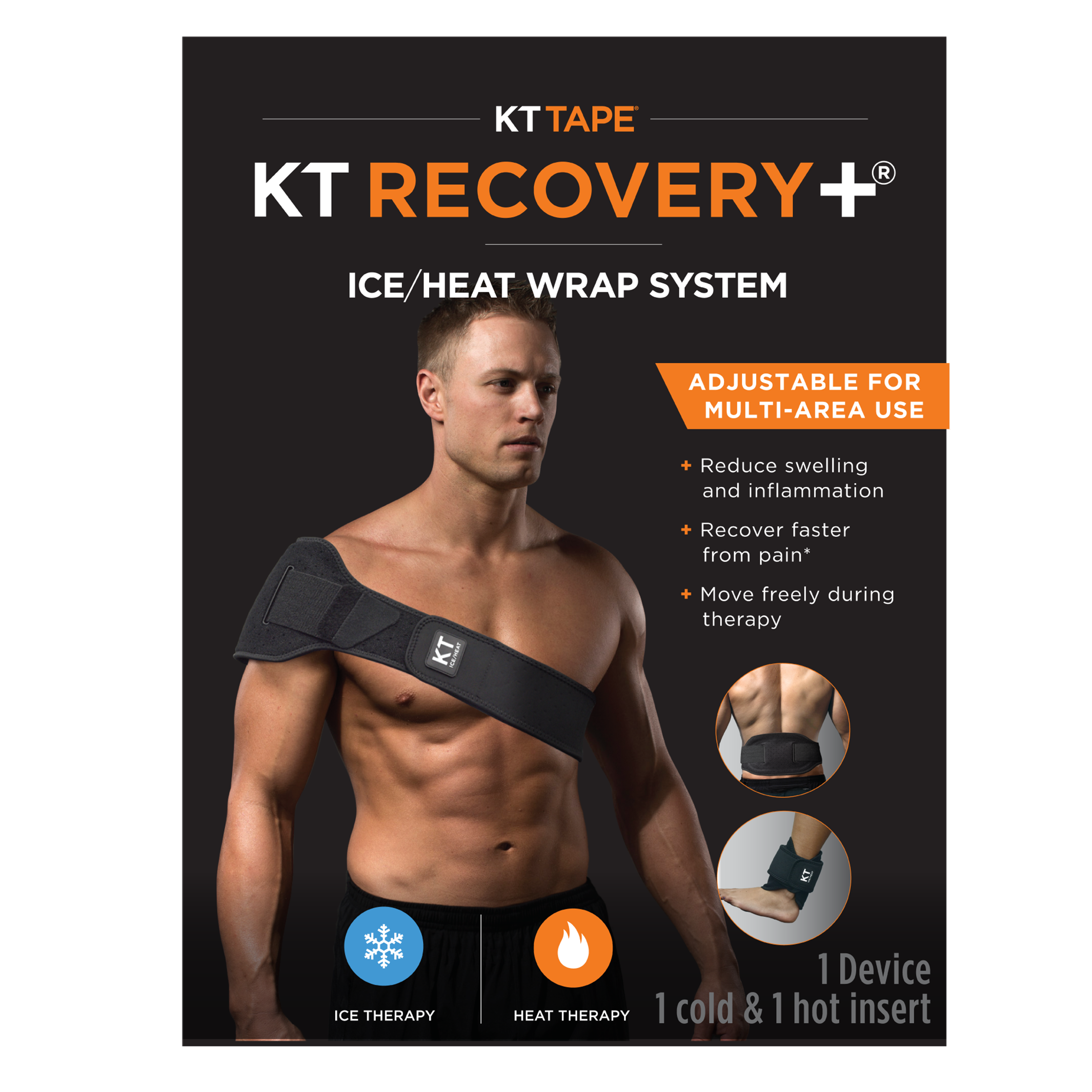 Kt Recovery+ Massage Ball, Ice/Heat