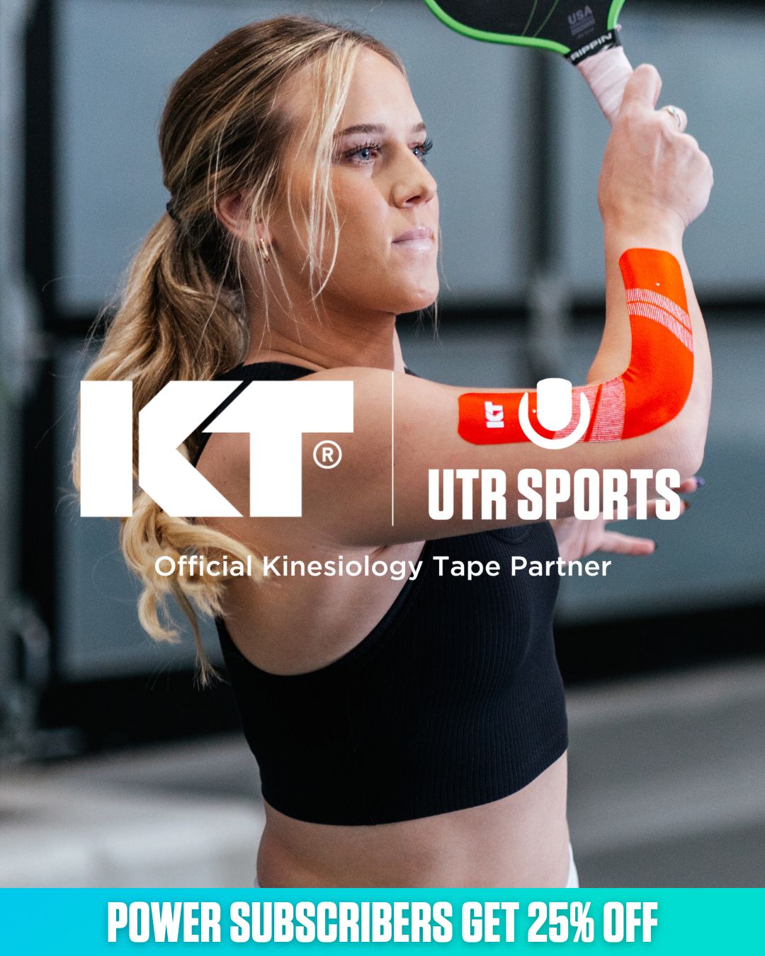 UTR Sports Announces KT Tape as Kinesiology Tape Partner of Golden Ticket Events