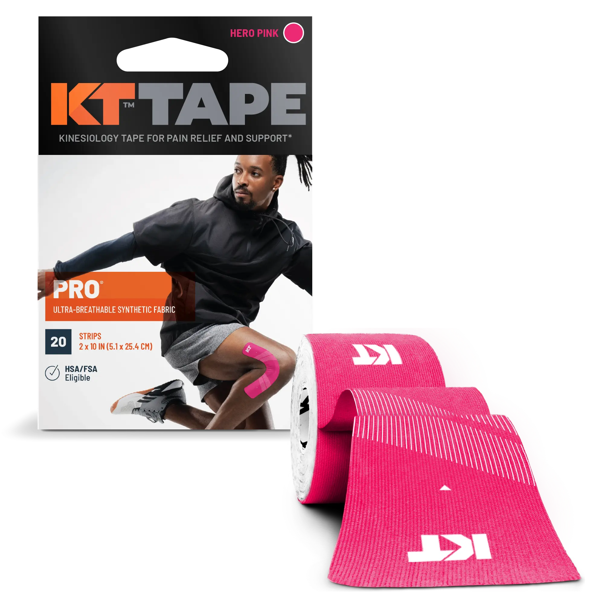 KT Tape Pro packaging with roll#color_hero-pink