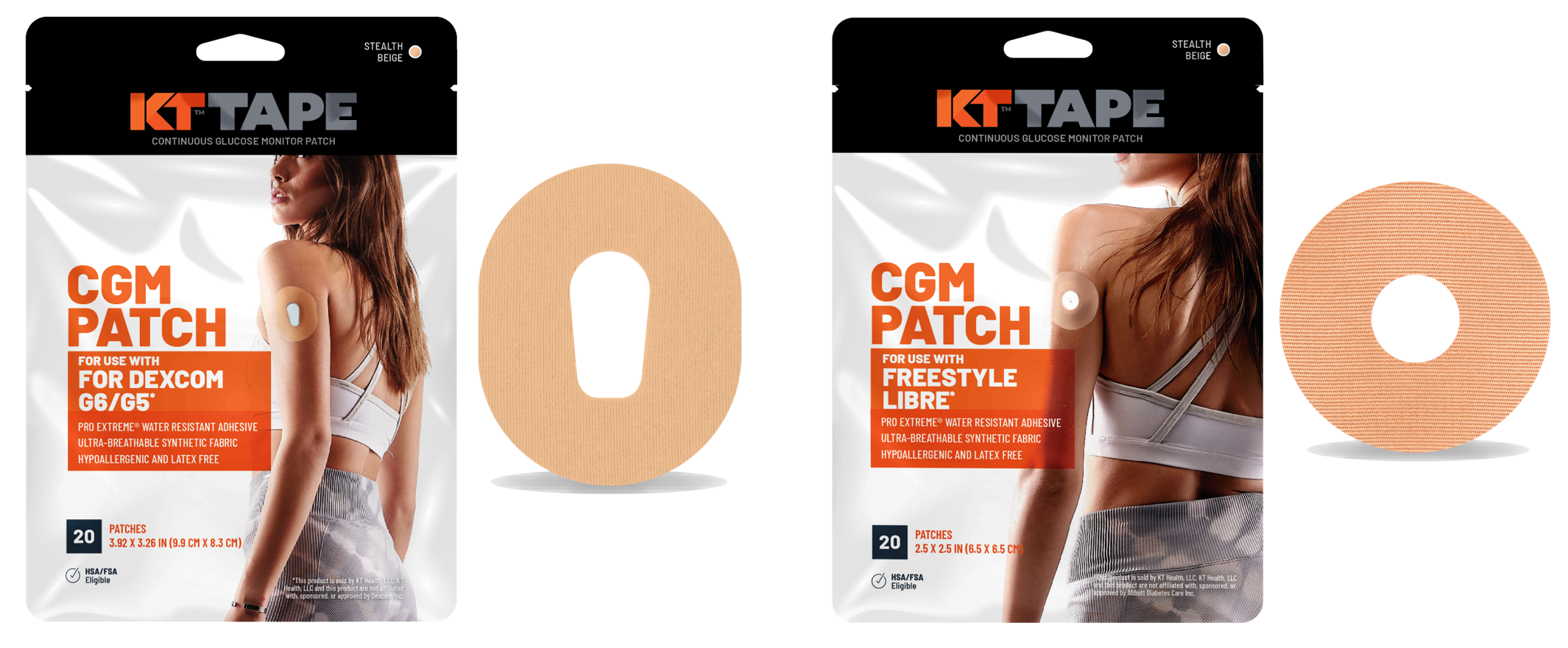 CGM Continuous Glucose Monitor Patch – KT Tape